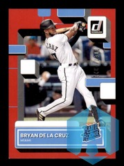2022 Donruss Base Rated Rookies Red #53 Bryan De La Cruz - Miami Marlins